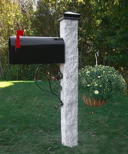NH Granite Mailbox Post