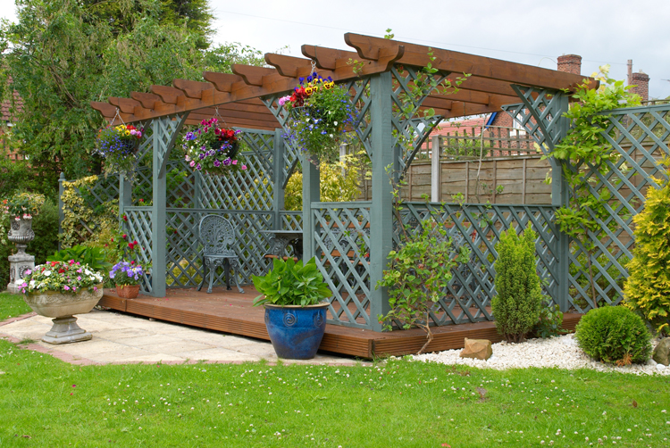 how to build a pergola with a deck
